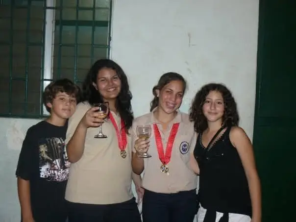 Rebe, Maylí, Manuel y Gaby, 2008